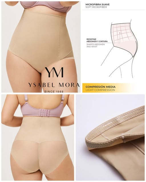 Cueca/cinta alta redutora adelgaçante sem marcação, da Ysabel Mora