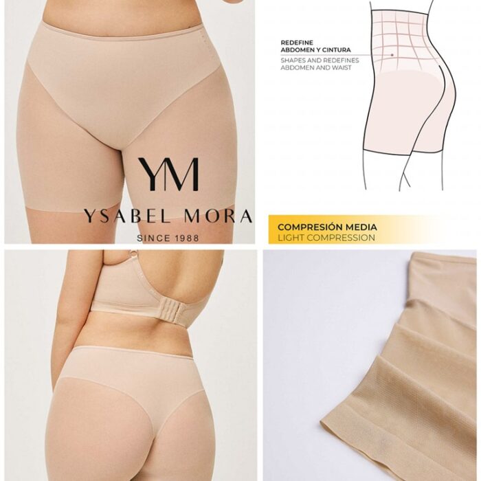 Calção redutor adelgaçante com efeito anti-atrito e sem maracação, da Ysabel Mora