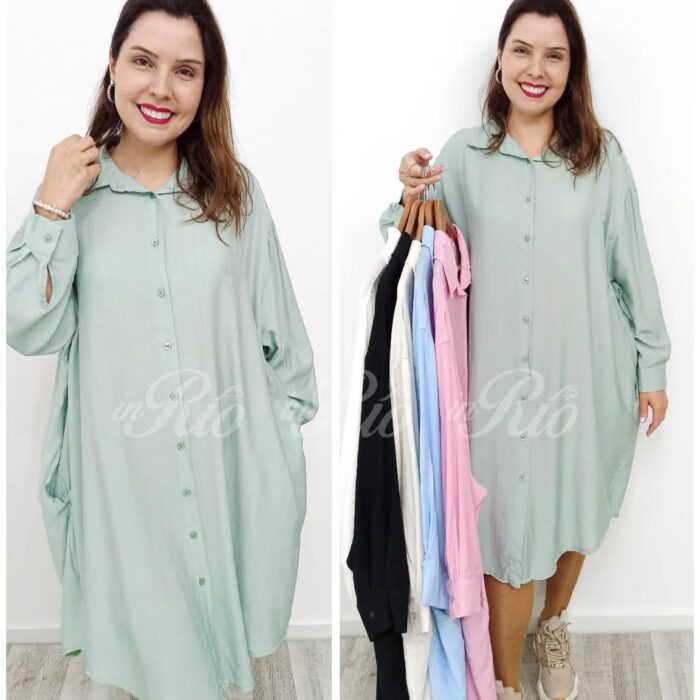Vestido/ camiseiro/ casaco plus size