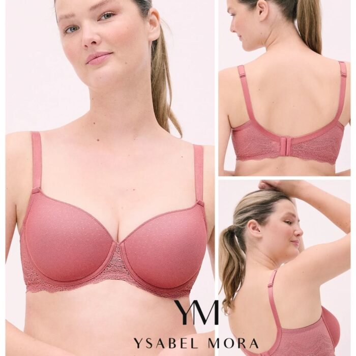 Soutien em renda rosa da Ysabel Mora - Copa C